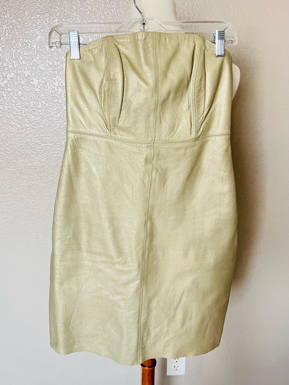 Vintage Express Leather Dress 3/4